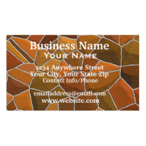 Business Card Brown Stone business cards