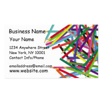 Business Card Coloured Pencils 2 business cards