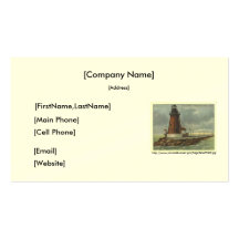 Business Card / Delaware Breakwater Light