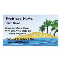 Business Card Desert Island business cards