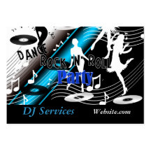 Business Card DJ Disc Jockey Dance Music Party