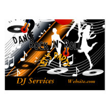 Business Card DJ Disc Jockey Dance Music Party
