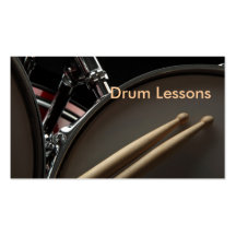 Business Card: Drum Lessons