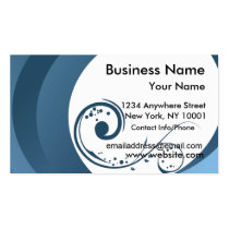 Business Card Elegant Blue business cards