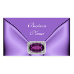 Business Card Elegant Mauve Purple Jewel