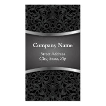 Business Card Floral abstract background