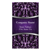 Business Card Floral abstract background