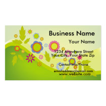 Business Card Flowers in Spring business cards