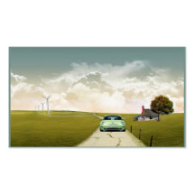 business card for driving or travelling
