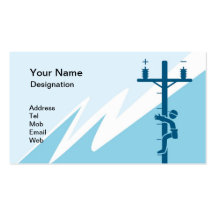 Business Card For Electrical Business