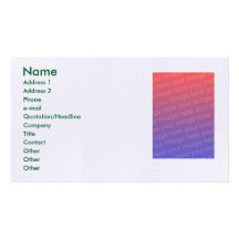 Business card for you to put your image on