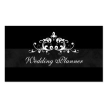 Business Card Formal Wedding Event Planner