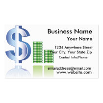 Business Card Glossy Money Icons! business cards