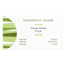 Business Card  - Green