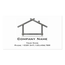 Business Card House Metal Metre Tool