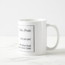 Business Card I designed Mugs
