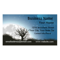Business Card Midnight Moon business cards