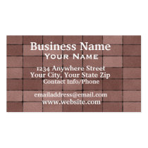 Business Card Paving Bricks business cards