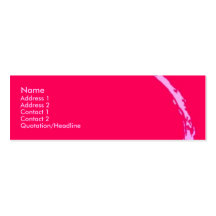 Business card: Pink