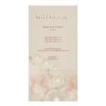 Business card profile roses pearls cards