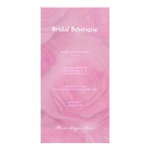 Business card profile roses pink stylish photo card template