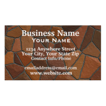 Business Card Red Stone business cards