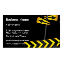 Business Card Road Signs