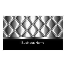 Business Card Silver Tile Trim