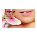 business card template beauty