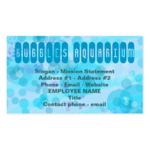 Business Card Template Full - Under The Sea Art