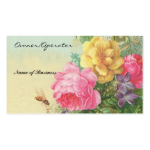 Business Card-Vintage Floral