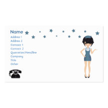 Business card waitress