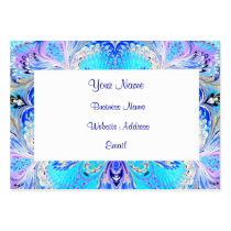 Business Card with Blue and Purple Marbled Edge business cards