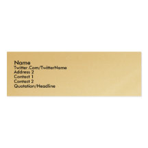 Business Card with Twitter