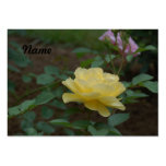 Business Card  Yellow Rose