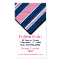 Business Cards For Clothier Menswear