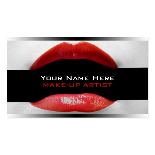 Business Cards For Make-Up Artists