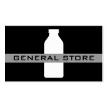 business cards > general store [grey : black]