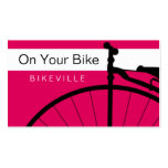 business cards > on your bike [pink : orange]