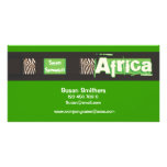 Business cards template - customize photo card