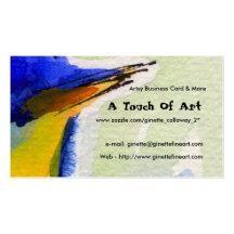Business Cards with a Touch Of Art # 9731B