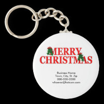 Business Christmas Keychain keychains