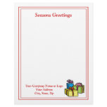 Business Christmas Letterhead - Gifts Design