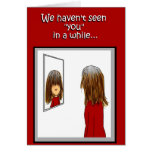 Business Cosmetologist Haircut Reminder Card