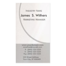 Business Designs Modern Contemporary Business Card