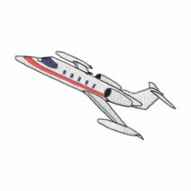 Business Jet Embroidered Polo Shirt