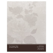 Business Letterhead Paper Niche Rose Cocoa