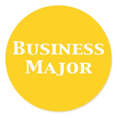 Business Major Gifts Sticker by Funny_Gifts