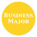 Business Major Gifts stickers