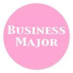 Business Major Gifts Stickers